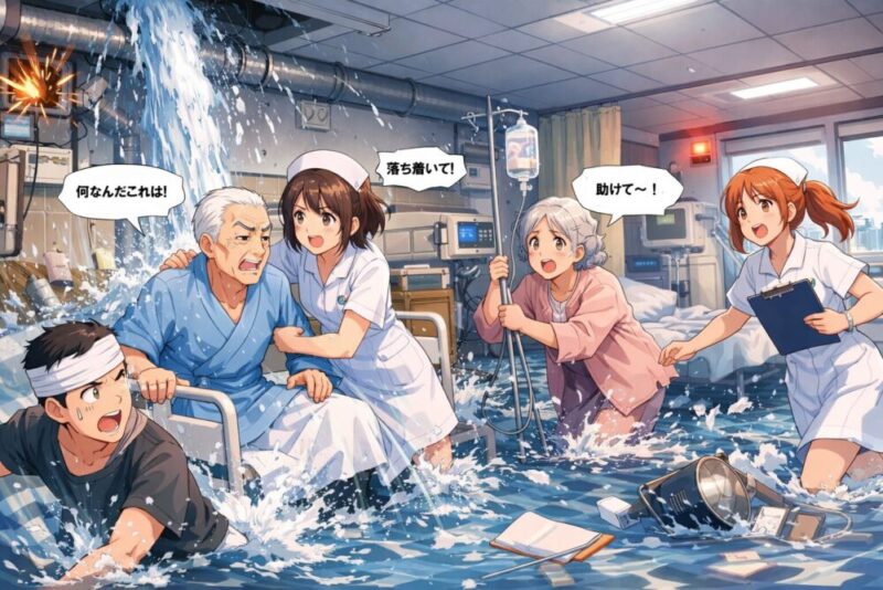 ビルメンテナンスの漏水トラブル対応イメージ