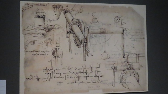 アトランティコ手稿拡大図①